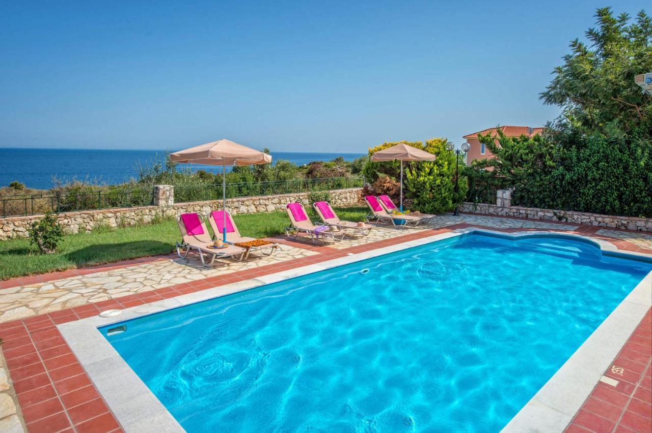 Villa Skala Seaview By Villa Plus Spathíon المظهر الخارجي الصورة